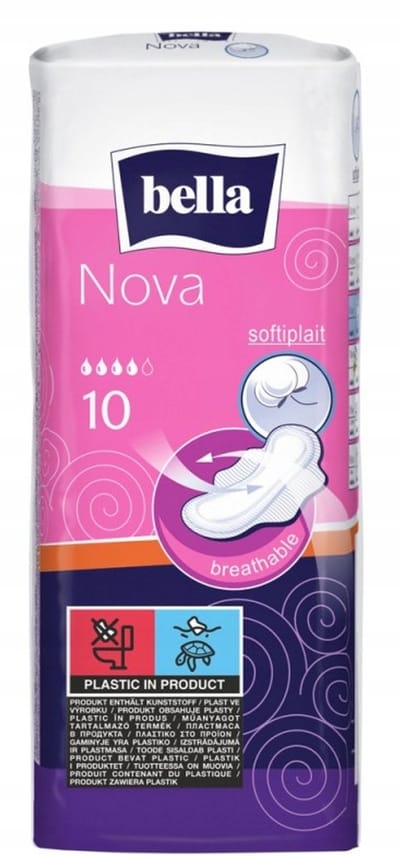 Bella Nova Serie - Luchtige Maandverbanden - Met Vleugels - 10 Stuks - Bevrijd van Geur