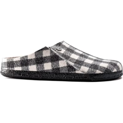 Birkenstock Zermatt Shearling Pantoffels Plaid White Wolvilt Regular-fit - Maat 42
