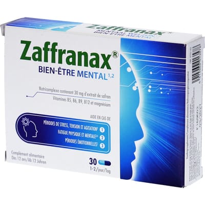 Zaffranax® Mentaal Welzijn 30 Harde capsules