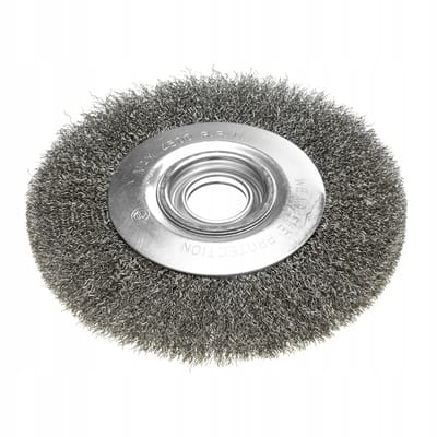Graphite Series - Staalborstel - Ronde Vorm - 200 x 32 mm - Voor Slijpers