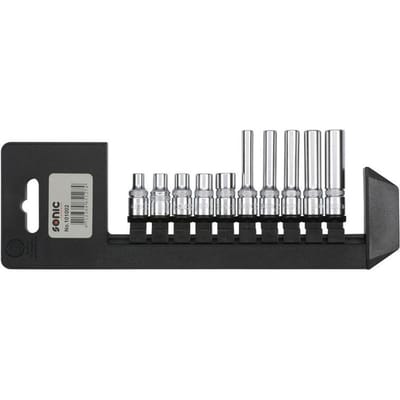 E-TORX dopsleutelset SONIC 1/4" 6-kant 10 Stuk