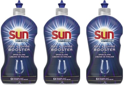 Sun Spoelglans Shine & Dry Booster 3 x 450 ml Voordeelverpakking