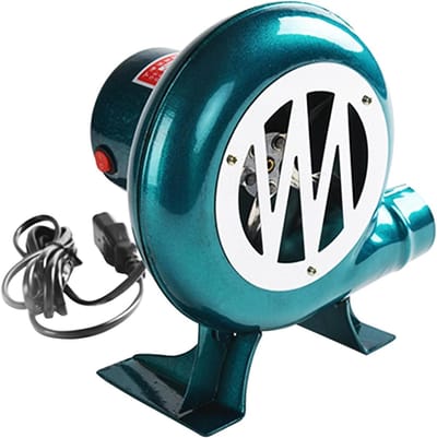 Elektrische Blazer - Centrifugaal Ventilator - Buiten Barbecue - Stil Laag Stroomverbruik - 48V - Groen