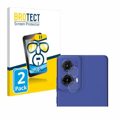 BROTECT - Screenprotector voor Motorola Moto G85 (ALLEEN Camera) - Folie Beschermfolie transparant 2 Stuks