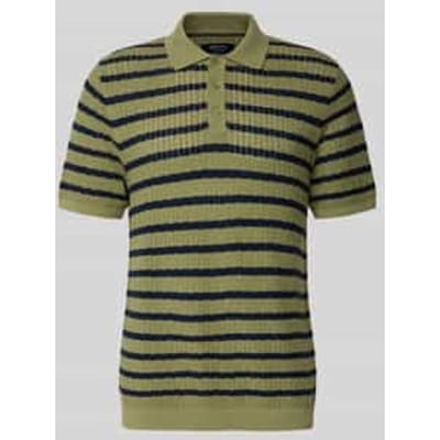 Poloshirt met polokraag en korte knoopsluiting