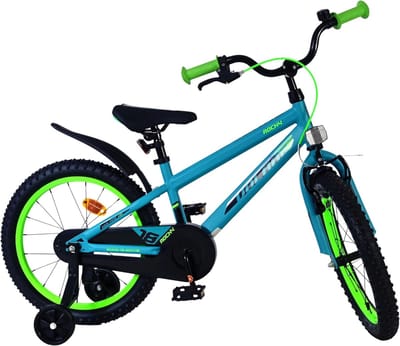 Kinderfiets - Jongensfiets - Leren Fietsen - Hand en terugtraprem - 45 cm - Groen