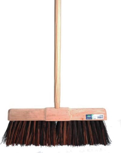 MM Eurotool Gemeentebezem 45 cm met bassine en stalks | steel 140 cm