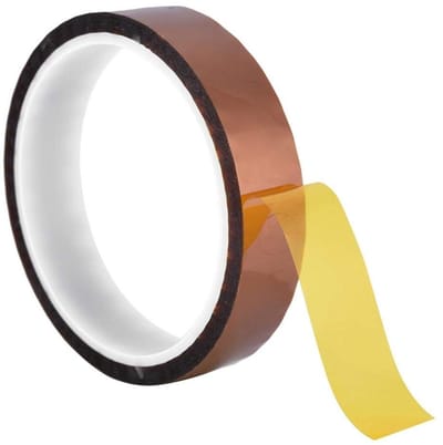 Allecto - Masking Tape - Hoge Temperatuur - 300 graden weerbestendig - 20mm - Hittebestendig - Ideaal voor elektrische toepassingen en meer