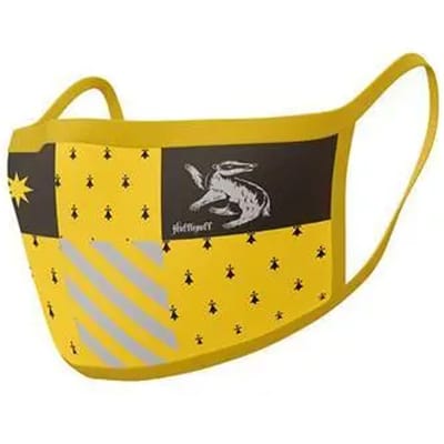 Hufflepuff Face Mask Cover / Huffelpuf Mondkapje 2-pack - Harry Potter