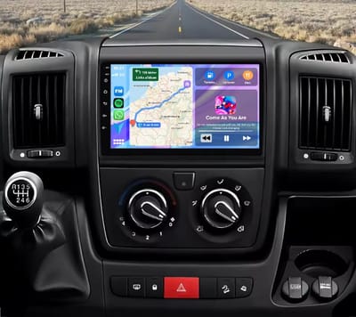 Autoradio 4/64GB met Carplay en Android auto | Geschikt voor Fiat Ducato, Peugeot Boxer, Citroen Jumper 2005-2021 | Radio scherm met Navigatie | 2005 2006 2007 2008 2009 2010 2011 2012 2013 2014 2015 2016 2017 2018 2019 2020 2021 camper