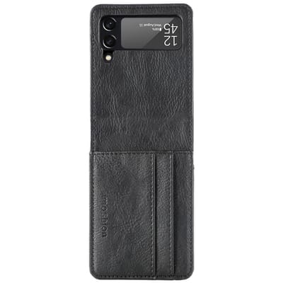 imoshion Hoesje - Geschikt voor Samsung Galaxy Z Flip 4 - Luxe Bookcase flip versie - Zwart