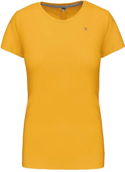 G-TOWN Dames T-shirt Ronde Hals Voorzien van GT Logo
