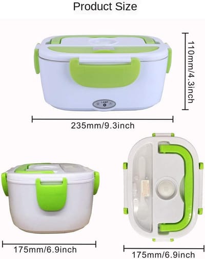 Elektrische Lunchbox - Voedselwarmer - Onderweg Eten - 2-in-1 Gebruik - 40W - Rood