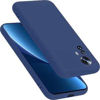 Cadorabo Hoesje geschikt voor Xiaomi 12 PRO in LIQUID BLAUW - Beschermhoes gemaakt van flexibel TPU silicone Case Cover
