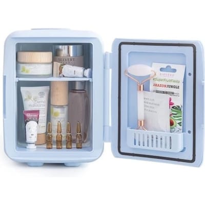 Réfrigérateur cosmétique - 123 - Mini frigo portable - 4 litres - 12V/220V - Chaud et froid