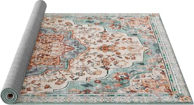 SONGMICS HOME - Tapijt - Vintage Vloerkleed - Wasbaar en Antislip - Voor Woonkamer Slaapkamer Keuken