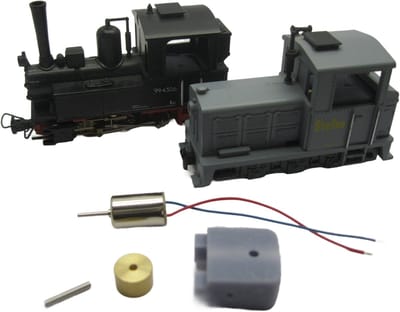 micromotor HSR001F HOe motor ombouwset voor Roco Diesel, DR BR 199 + BR 99