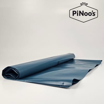 Blauwe Vuilniszakken 240 Liter | 10 losse zakken - LDPE-plastic | 100 My | 118x150 cm - Grote blauwe vuilniszakken 240L, Blauwe vuilniszakken 240 liter, Geschikt voor zwaar afval (118150051100)