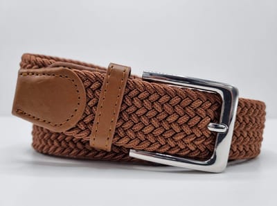 Vlecht riem Gevlochten riem Elastiek riem - unisex - geschikt voor zowel mannen als vrouwen