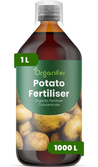 Vloeibare Meststof Voor Aardappel 1 L Voor 1000 L - Npk 3-4-3 - Ondersteunt Krachtige Vroege Groei En Uniforme Knolontwikkeling - Verbetert Wortelactiviteit En Efficiënte Knolaanleg - Verbetert Knolvastheid - Organifer