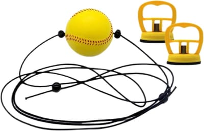 Boksbal Training - Speed Bal - Reflexen Verbeteren - Flexibel Elastisch Touw - 9cm Bal