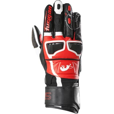 MOTOBLOUZ Motor Handschoenen STYG 15 Mannen XL Zomer Zwart/Wit/Rood CE-gekeurd
