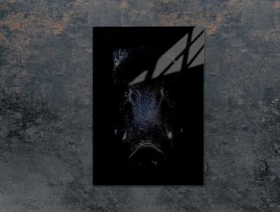 TMK ArtDeko - Snijplank Glas - 35x52 cm - Hartvormige Hoeken - Beschermend Paneel