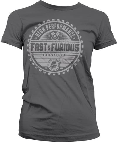 The Fast And The Furious Dames Tshirt -2XL- Genuine Brand Grijs