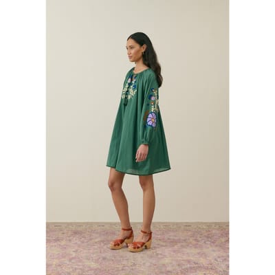 Louise Misha Dress Janice Tuscan Green Maat: 42 | Mini Jurken Outlet | Dames | Groen