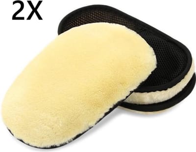 TLVX 2 stuks Super Zachte Microvezel Auto Washand - Voertuig Schoonmaken zonder te krassen - Car Wash - Fiets - E-Bike - Scooter - Fatbike - Step Cleanen - Dashboard afstoffen - Stof van Lak en Interieur verwijderen - Top kwaliteit Washandschoen