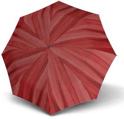 Knirps paraplu T.200 Medium Duomatic Palm Soft Scarlet rood