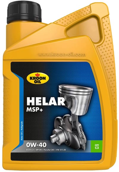 Kroon Oil Helar MSP+ 0w40 motorolie 1 liter