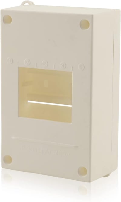 Witte Zekeringkast voor Binnenshuis - Compacte 3 Modules, IP30, 63A