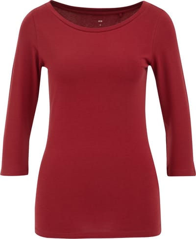 WE Fashion Dames T-shirt met driekwart mouwen