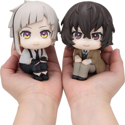 10cm Bungou Stray Dogs Anime Figuur Kijk Omhoog Nakajima Atsushi Actiefiguur Q Versie Dazai Osamu Figurine PVC Set Speelgoed