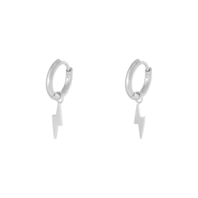 Oorbellen Lightning - Yehwang - Oorbellen - One size - Zilver