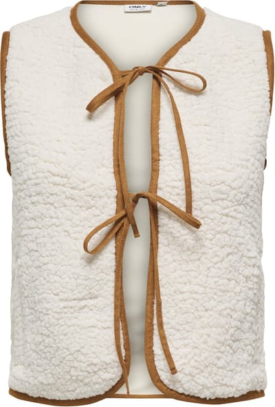 Only Gilet Onlagate S/l Teddy Vest Swt 15364950 Birch Dames Maat - M