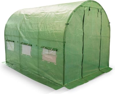 Viking Choice Kweektent 2x3 m - Buiten - 6m² Oppervlakte - Met Ritssluiting en UV-bestendig PE-folie
