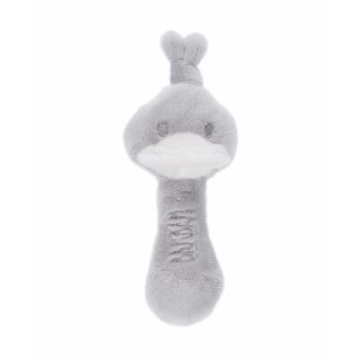 BAMBAM Rammelaar Eend - Grijs - Baby cadeau