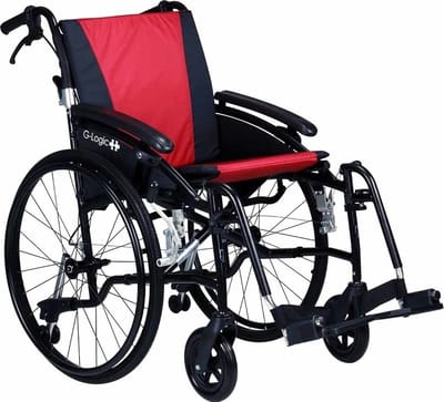 Opvouwbare Lichtgewicht Rolstoel Excel G-Logic Zitbreedte 45 cm