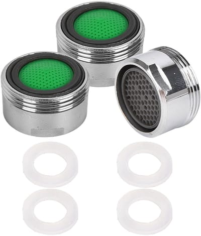 Dailygoods- Kraanbeluchter Waterbesparend - 3 Stuks - Koper/ABS - Vervangende Onderdelen - Roestvrij en Corrosiebestendig - Herbruikbaar - Waterbesparende Kraan