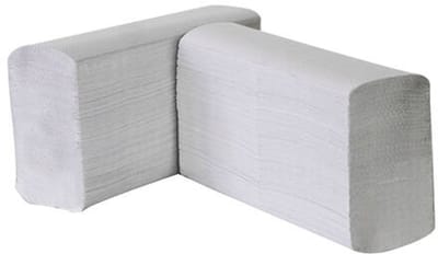 Hynex Handdoekpapier Z-vouw recycled Wit - 1-laag - 23x23cm - 5000 vel per doos - 20 pakken per doos