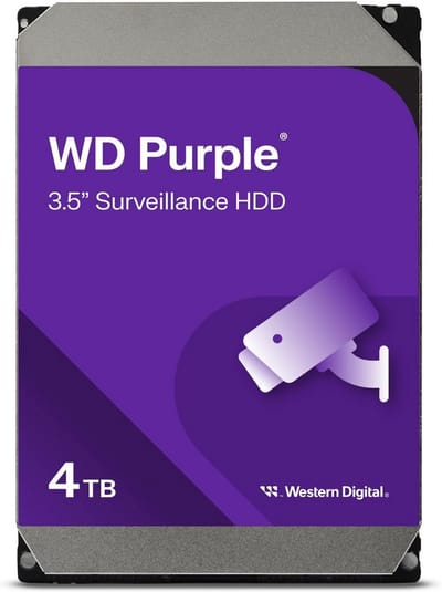 Interne Harde Schijf 4TB voor Desktop en Bewaking