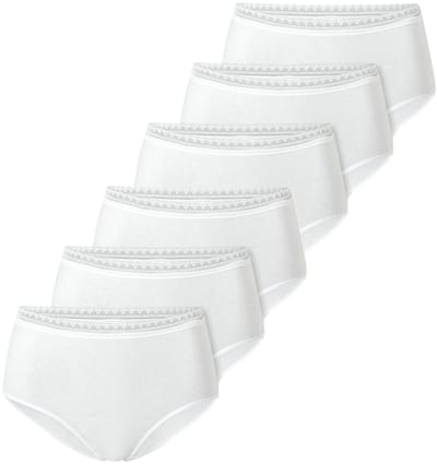 Schiesser Dames midi slip 6 pack 95/5 Modern Cotton