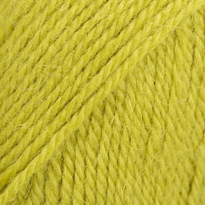 DROPS Alpaca Uni Colour - 2916 fel limoen - Wol Garen
