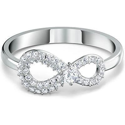 Swarovski Infinity Eeuwige Liefde Rhodium Plated Ring Damesring Wit 5535410 55 white