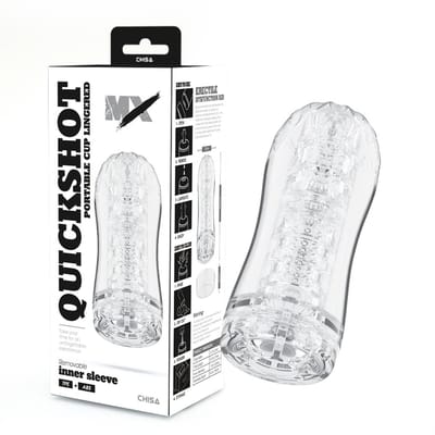Chisa - Quickshot Portable Cup - Lingered - Cup Masturbator - Transparant