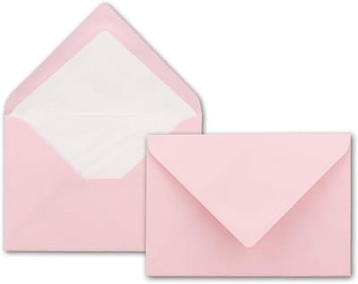 Roze Enveloppen - Feestelijke Post - Uitnodigingen Versturen - Zijdevoering Binnenkant - 125 x 176 cm - Roze