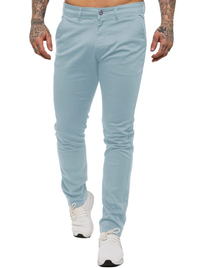 Enzo Heren Slim Fit Stretch Chino