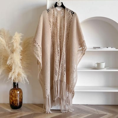 Europa En De Verenigde Staten Strand Cardigan Sjaal Uitgebreid Gebreid Vakantie Bikini Zonbescherming Shirt Amazon Zwempak Sjaal red